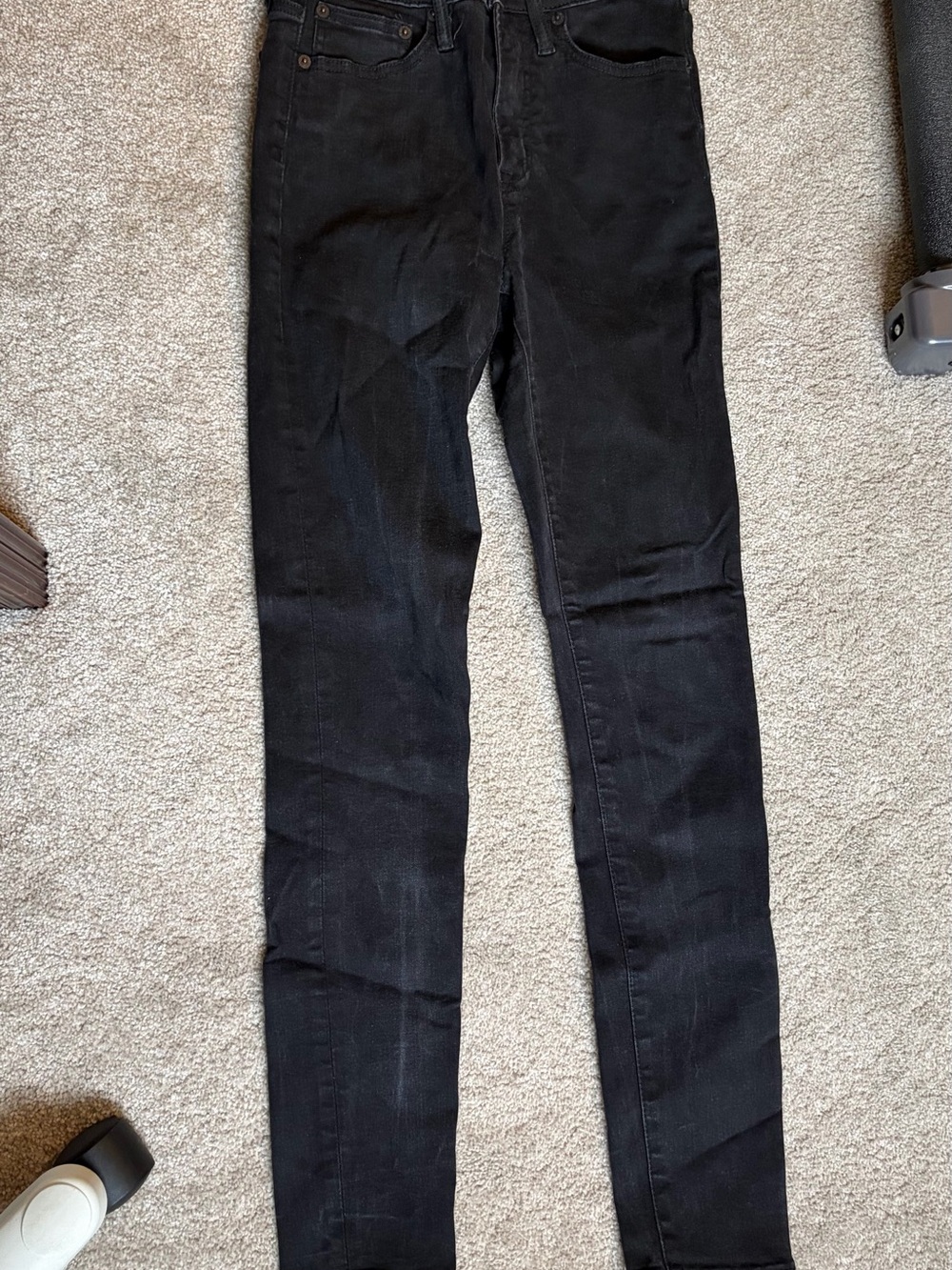 J. Crew Black Skinny Jeans - Sleek Stretch Denim
